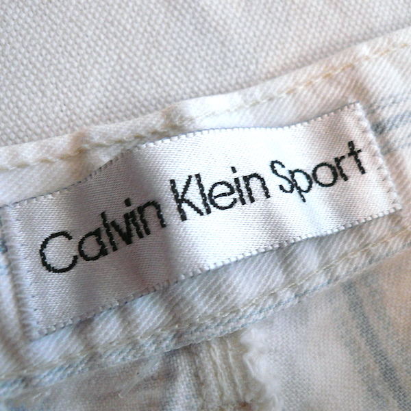 90's Calvin Klein sports stripe pants | Mathieu online shop